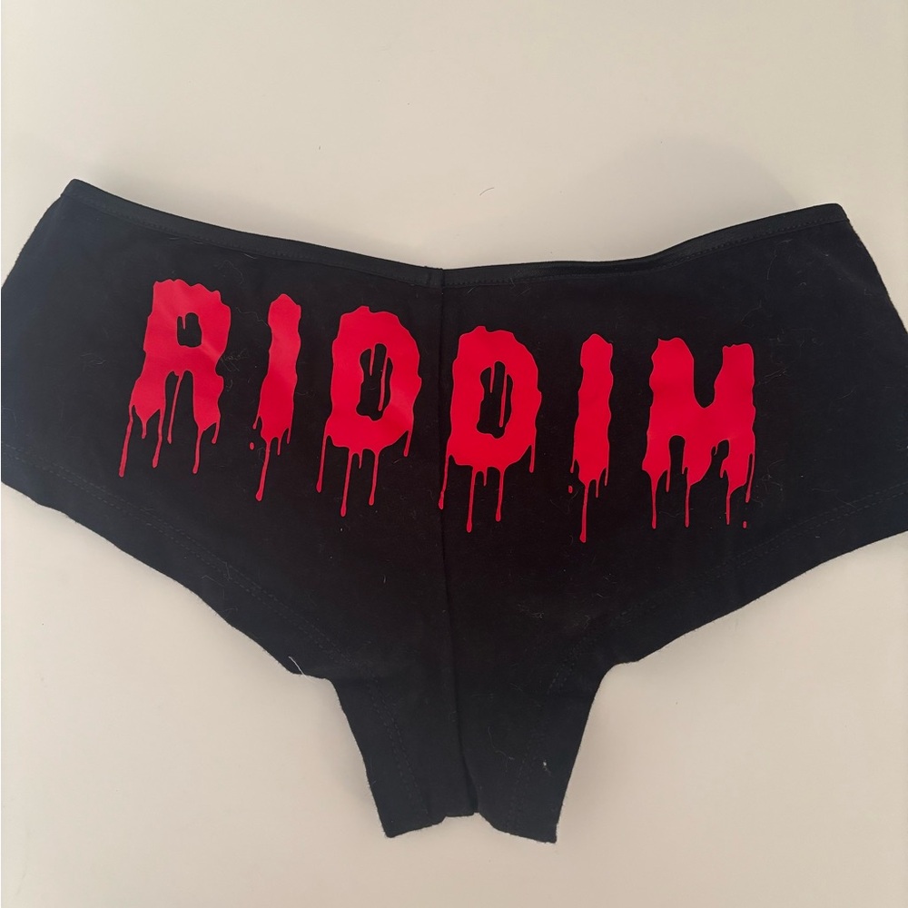 Black and Red Women's Shorts